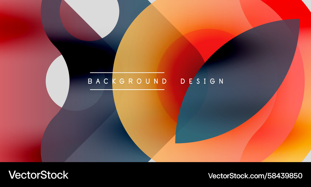Abstract colorful shapes overlap gradient hues Abstract colorful shapes overlap gradient hues Vector Image