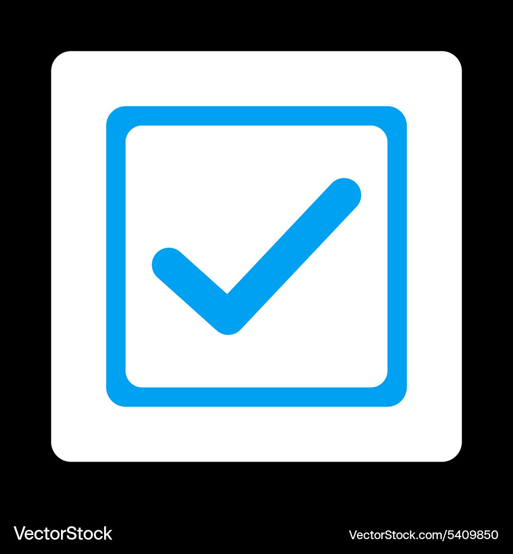 Checkbox icon Vector Image