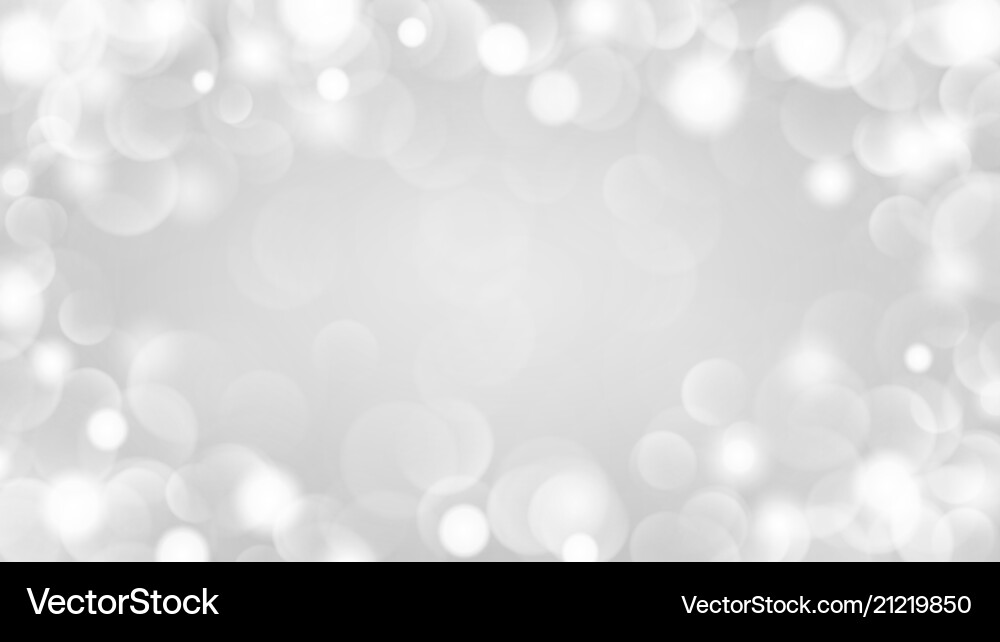 Gray Bokeh Abstract Background Vector Image