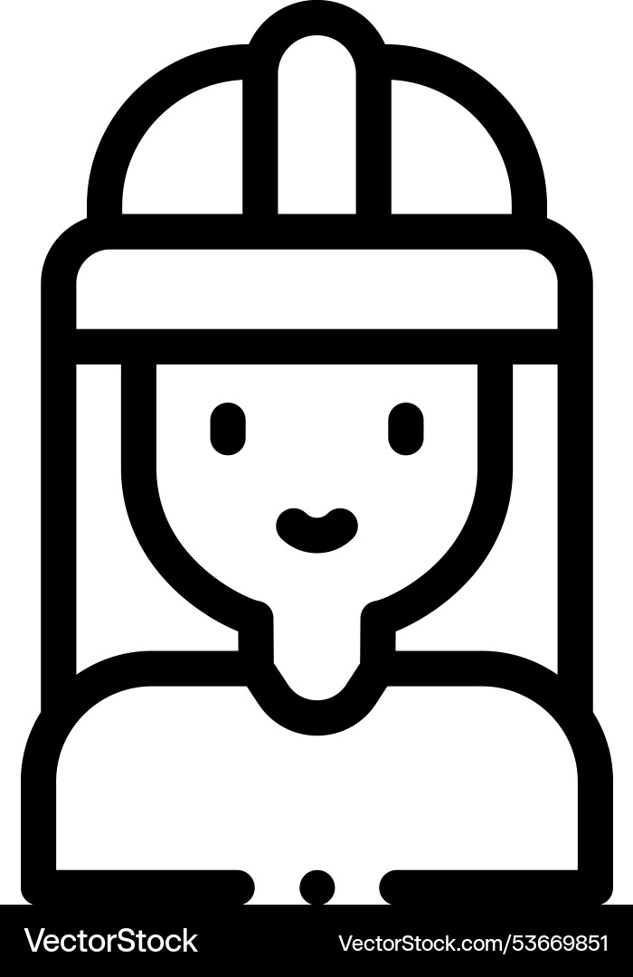 Factory icon thin linear style design isolated Vector Image