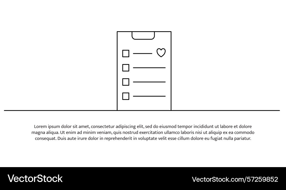 One line clipboard abstract minimal continuous One line clipboard abstract minimal continuous vector image