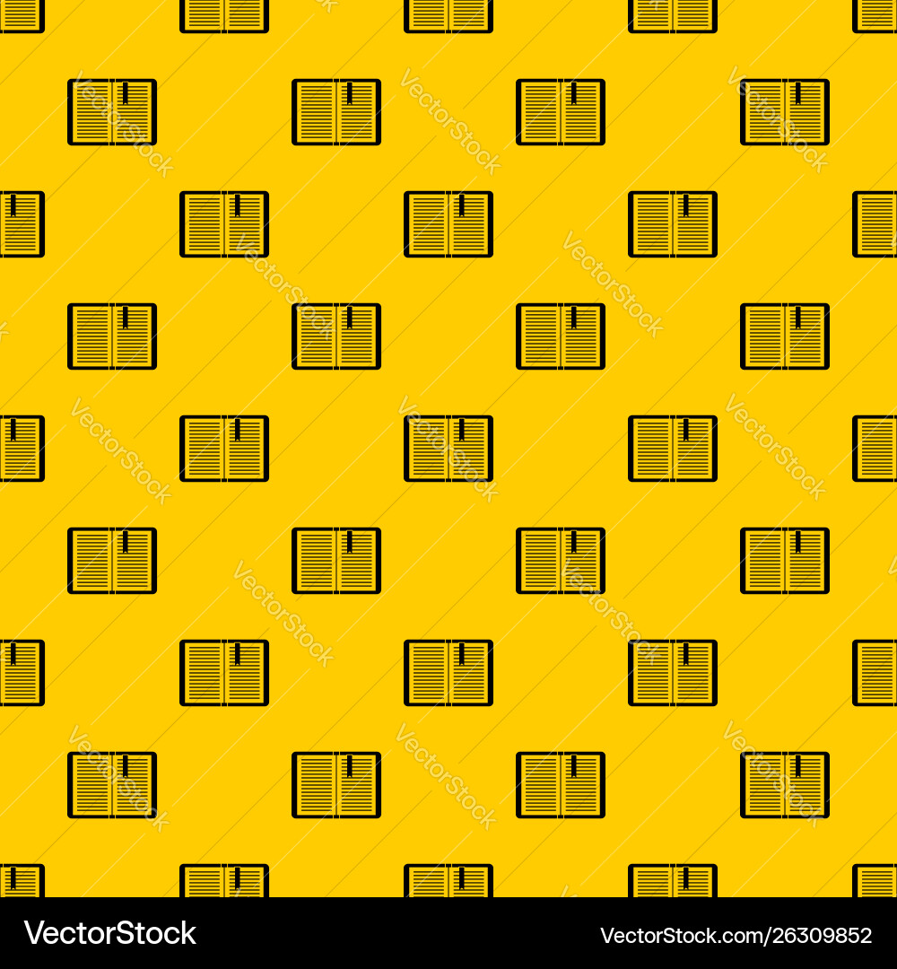 Open tutorial with bookmark pattern Open tutorial with bookmark pattern vector image