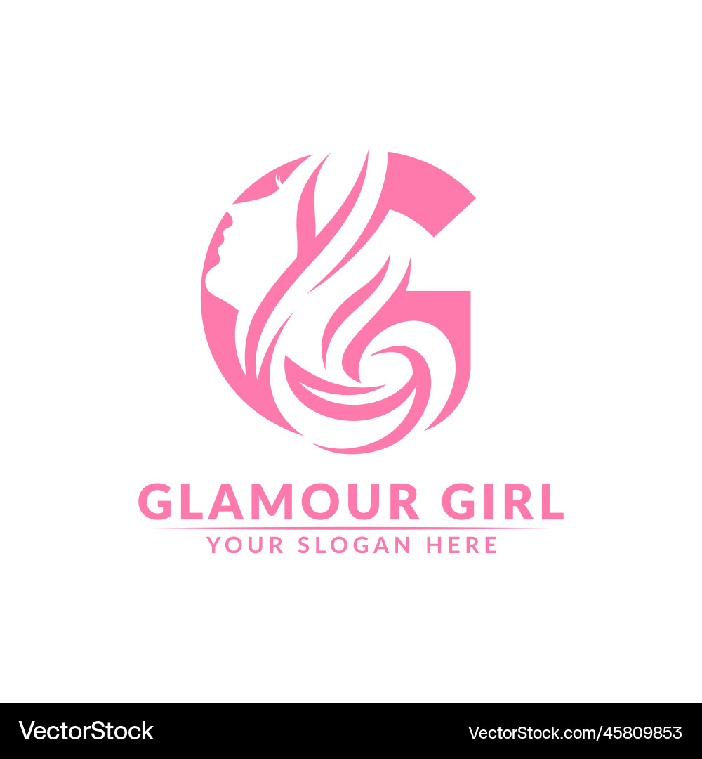 Abstract initial letter g logo design combined Vector Image