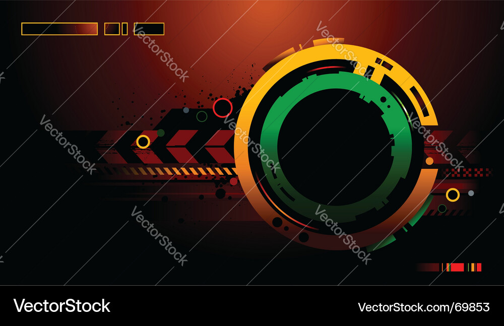 Dynamic Futuristic Background Vector Image