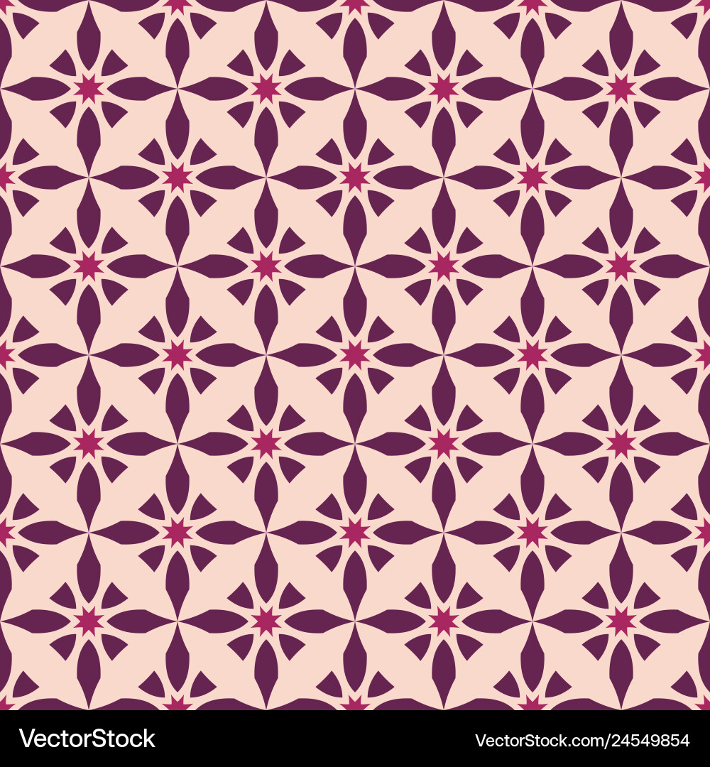 Intricate Arabian Tile Pattern Vector Image