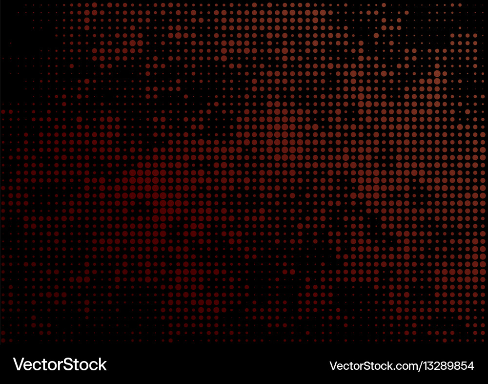 With four halftone patterns Vector Image