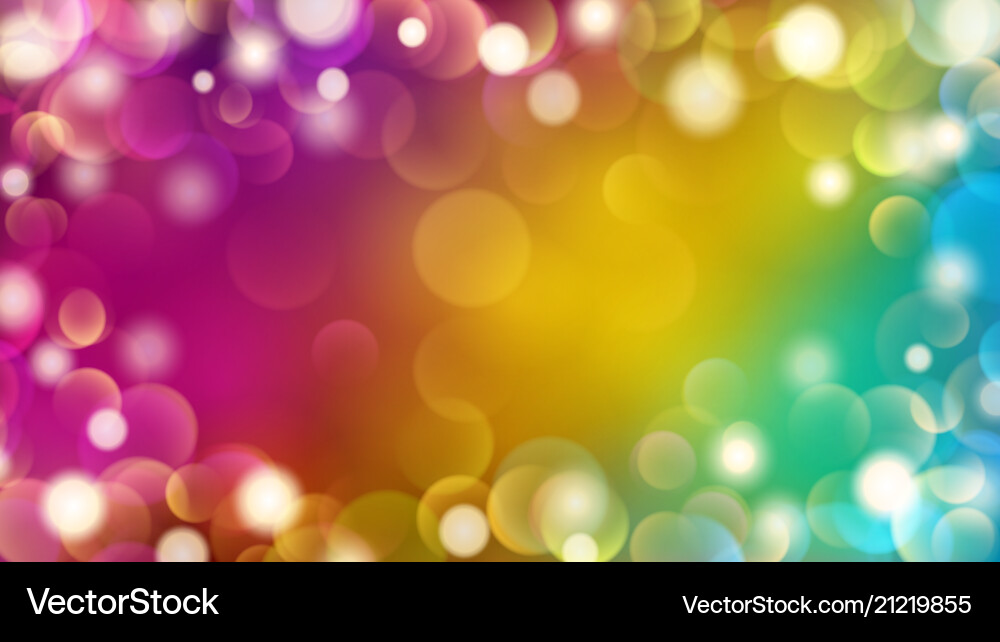 Abstract Bokeh Lights Background vector image