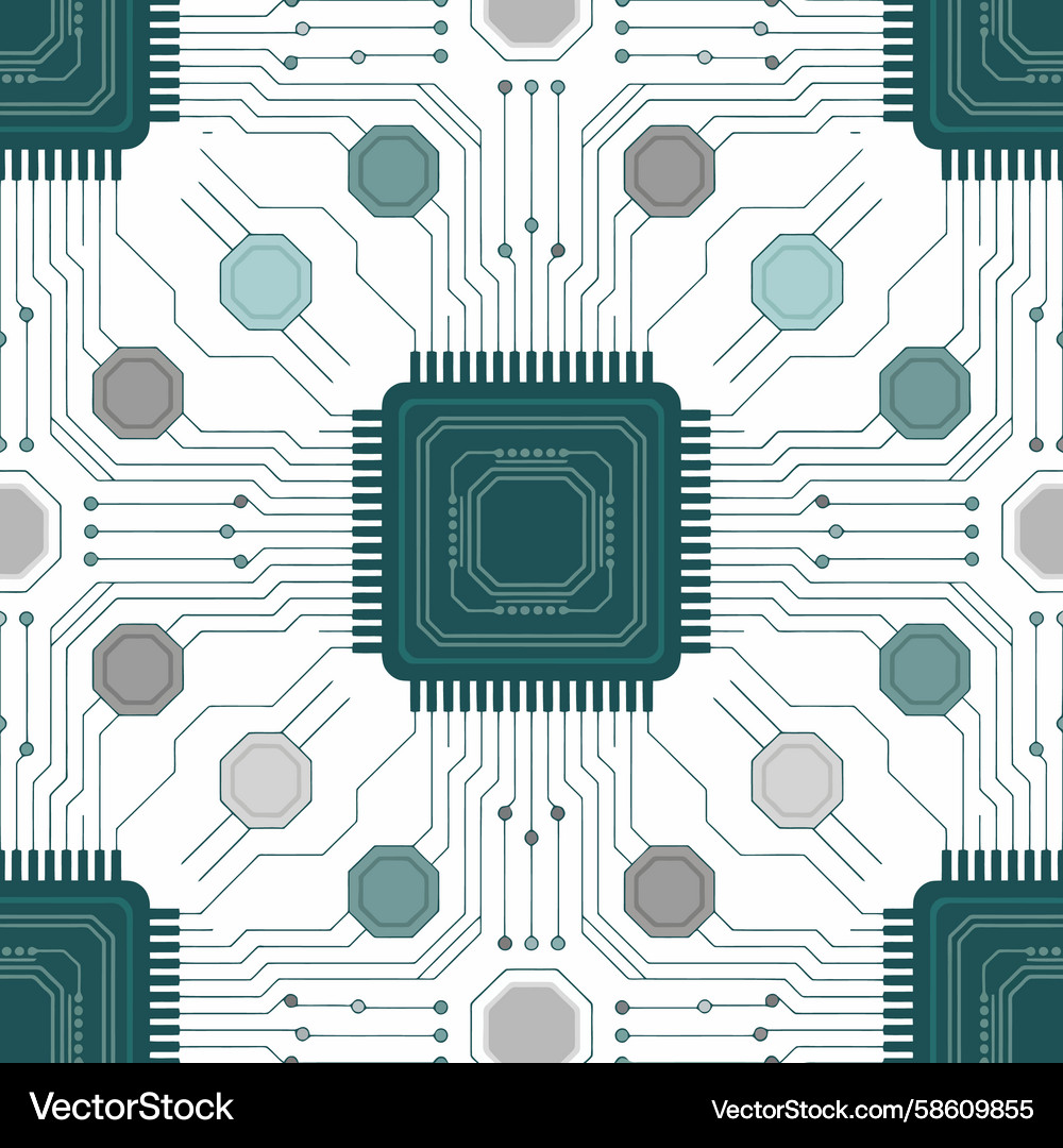 Abstract digital circuit board pattern Abstract digital circuit board pattern Vector Image