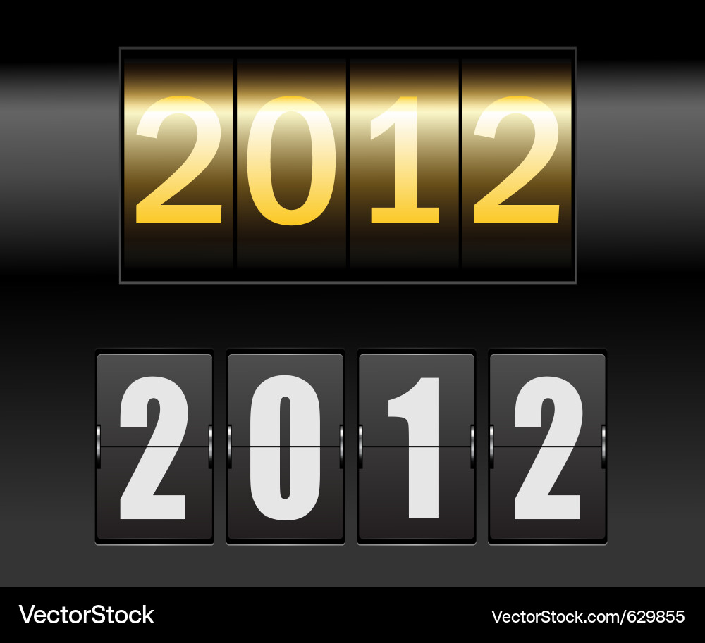 New Year Countdown Timer vector image