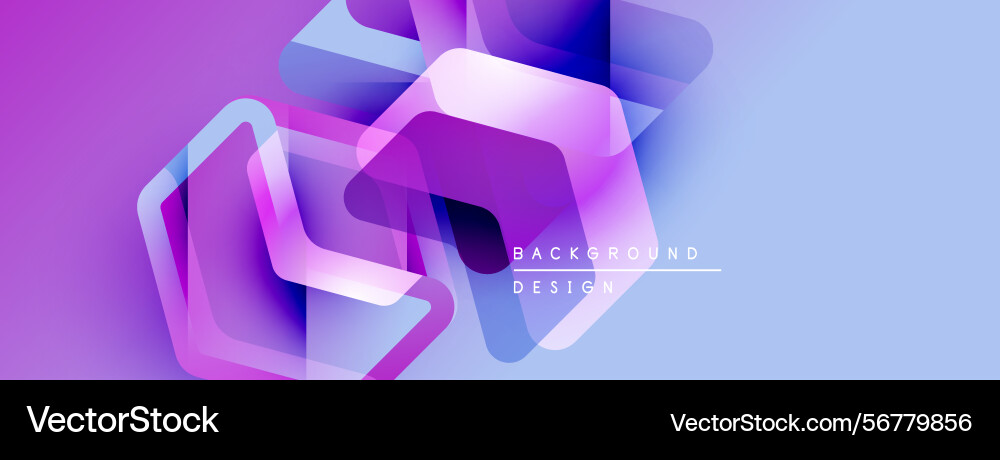 Abstract geometric shapes overlap creating Abstract geometric shapes overlap creating vector image