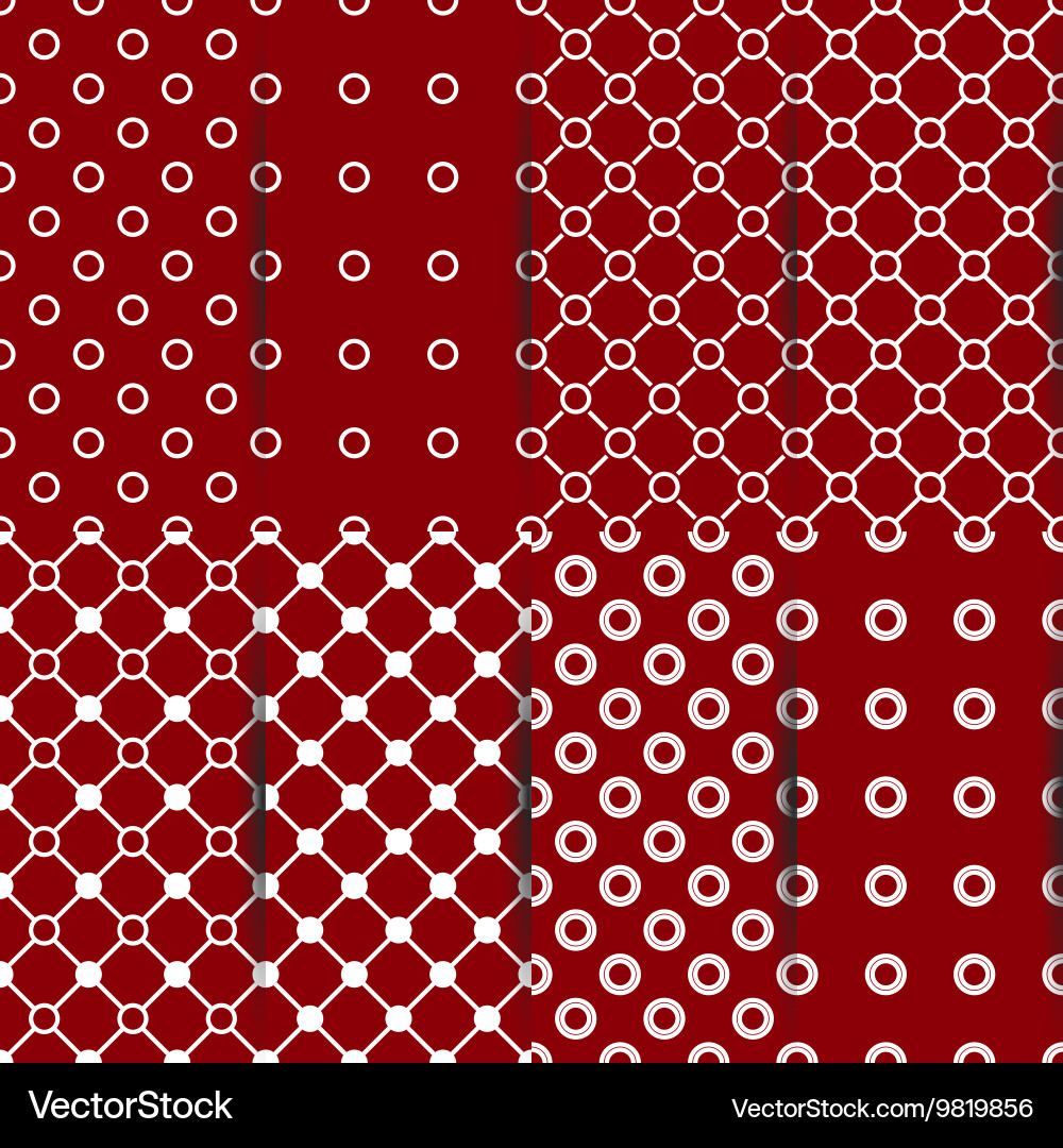 Set of seamless pattern Vector Image