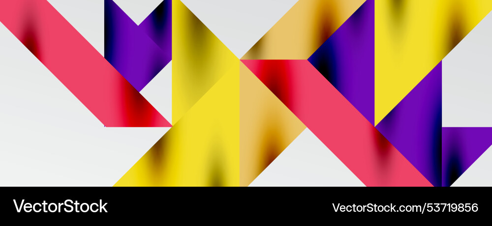Tech minimal overlapping triangle shapes elements Tech minimal overlapping triangle shapes elements Vector Image