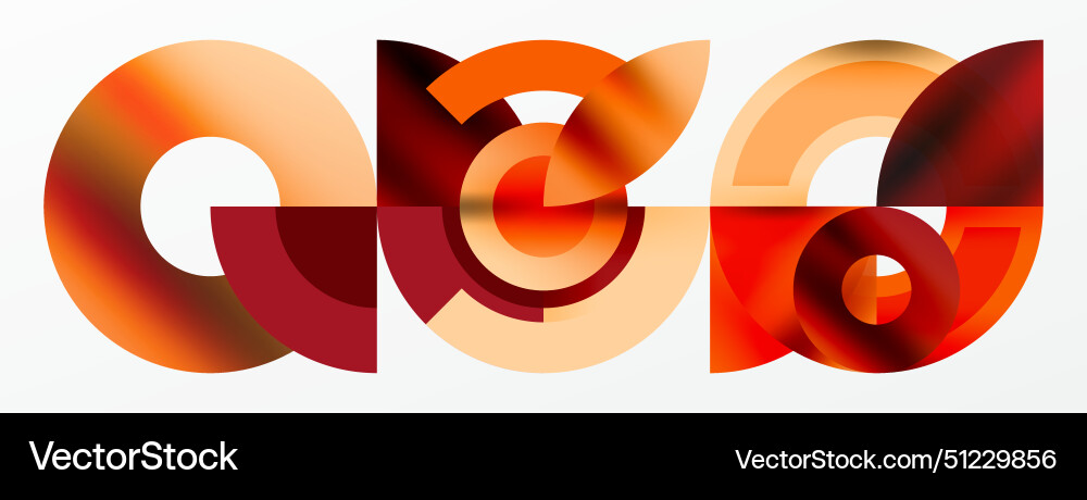 Trendy simple circle abstract background Trendy simple circle abstract background vector image