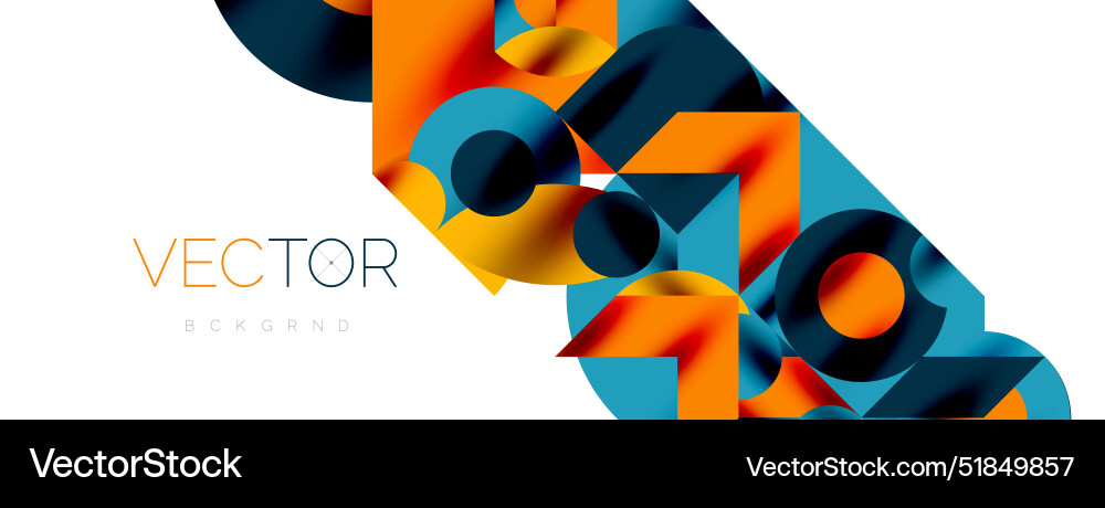 Circle pattern round elements with lines Vector Image