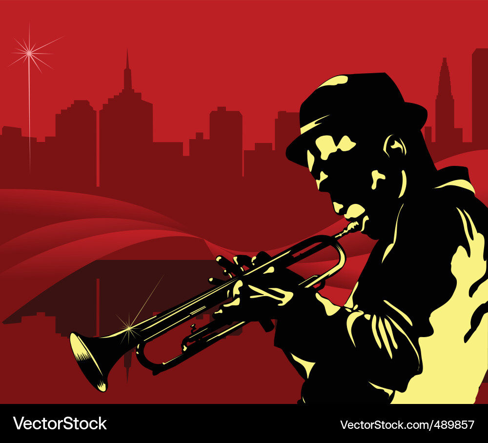 Jazz ny Royalty Free Vector Image - VectorStock