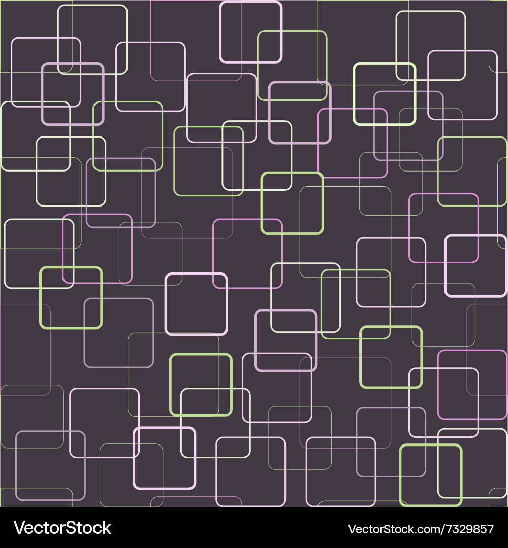 Seamless background with square vector image