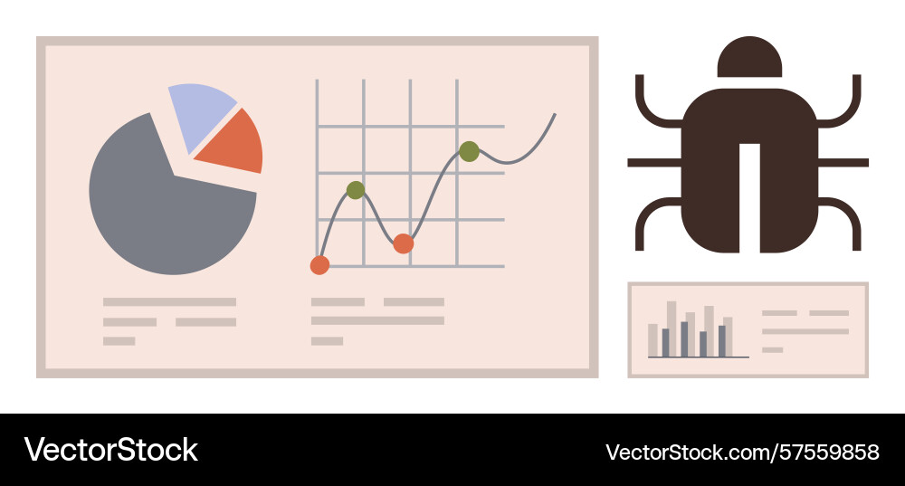 Data analytics and bug detection for software Data analytics and bug detection for software vector image