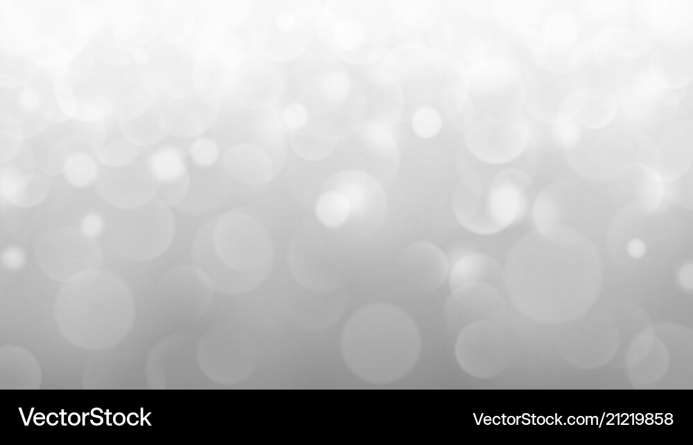 Gray Bokeh Abstract Background Vector Image