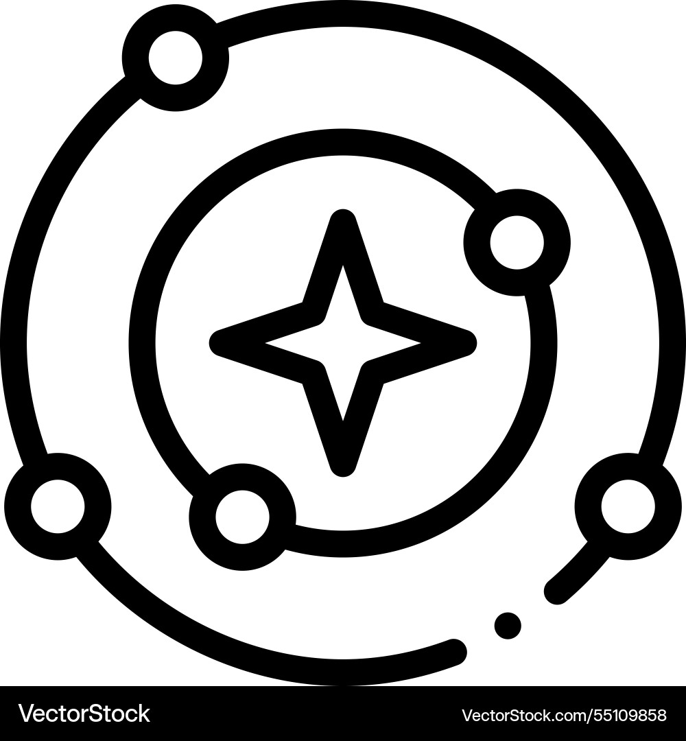 Mill icon thin linear style design isolated Mill icon thin linear style design isolated vector image