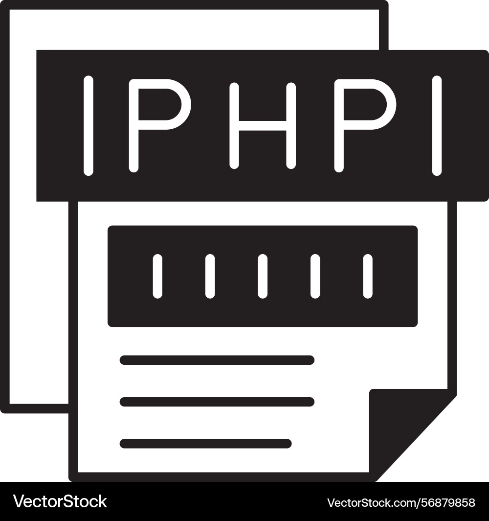 Php icon vector image