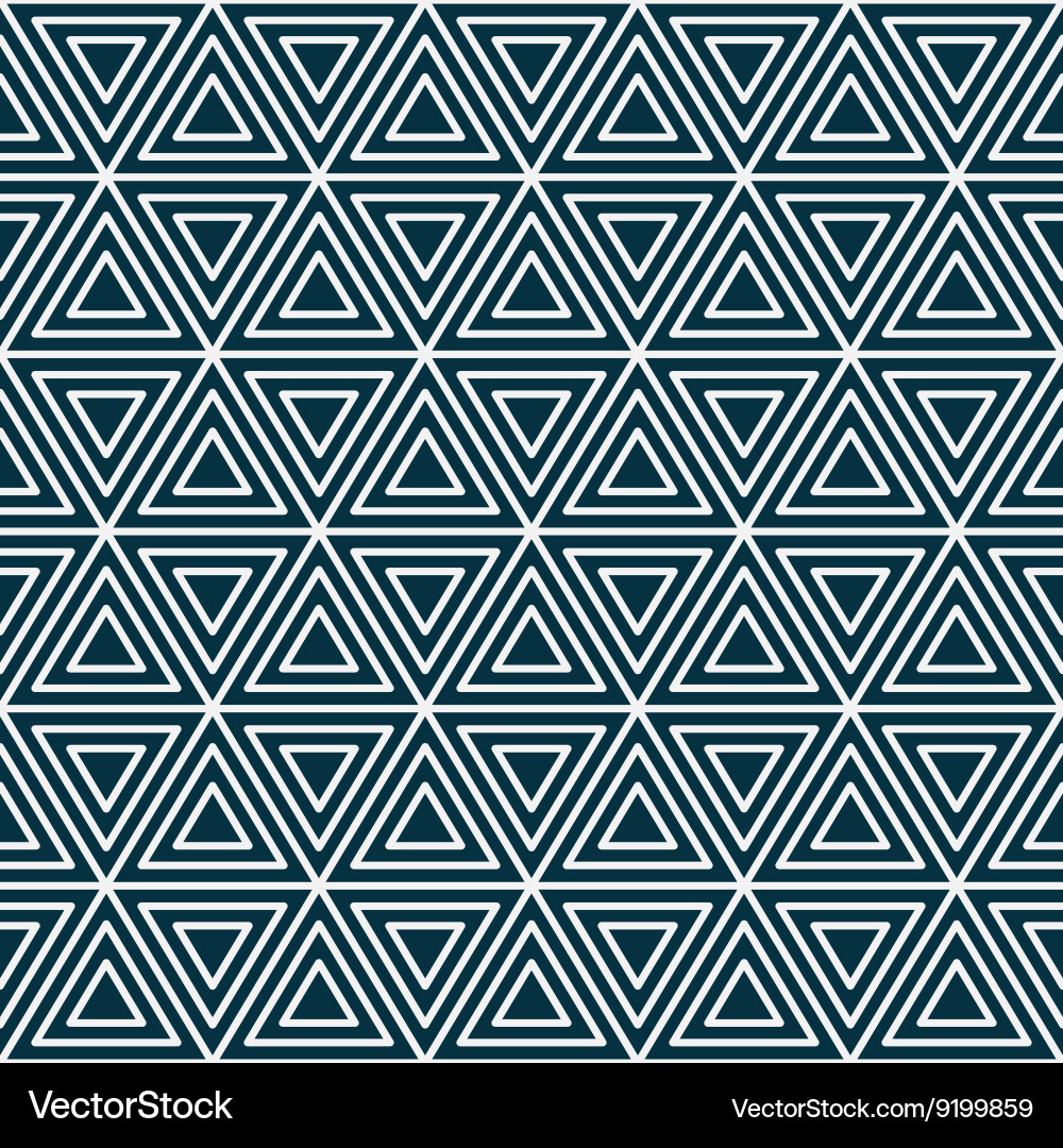 Geometric Triangle Pattern vector image
