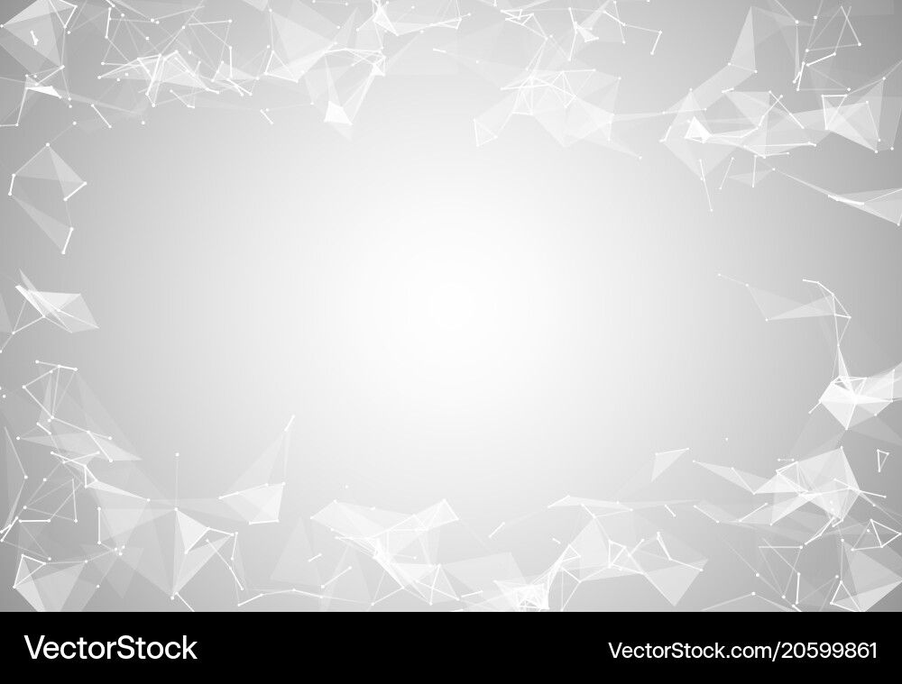 Abstract Network of Triangles vector image