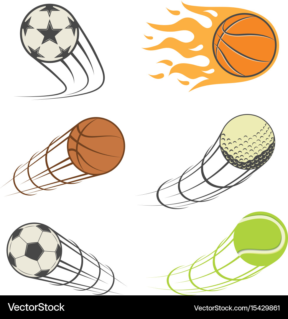 Sports Ball Collection Vector Image
