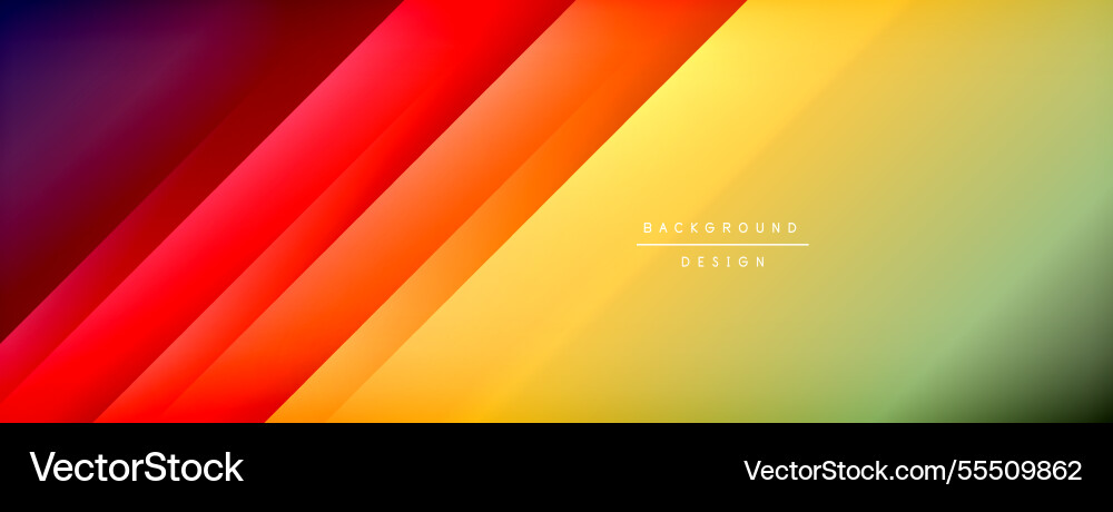 Colorful gradient with lines made of shadow Vector Image