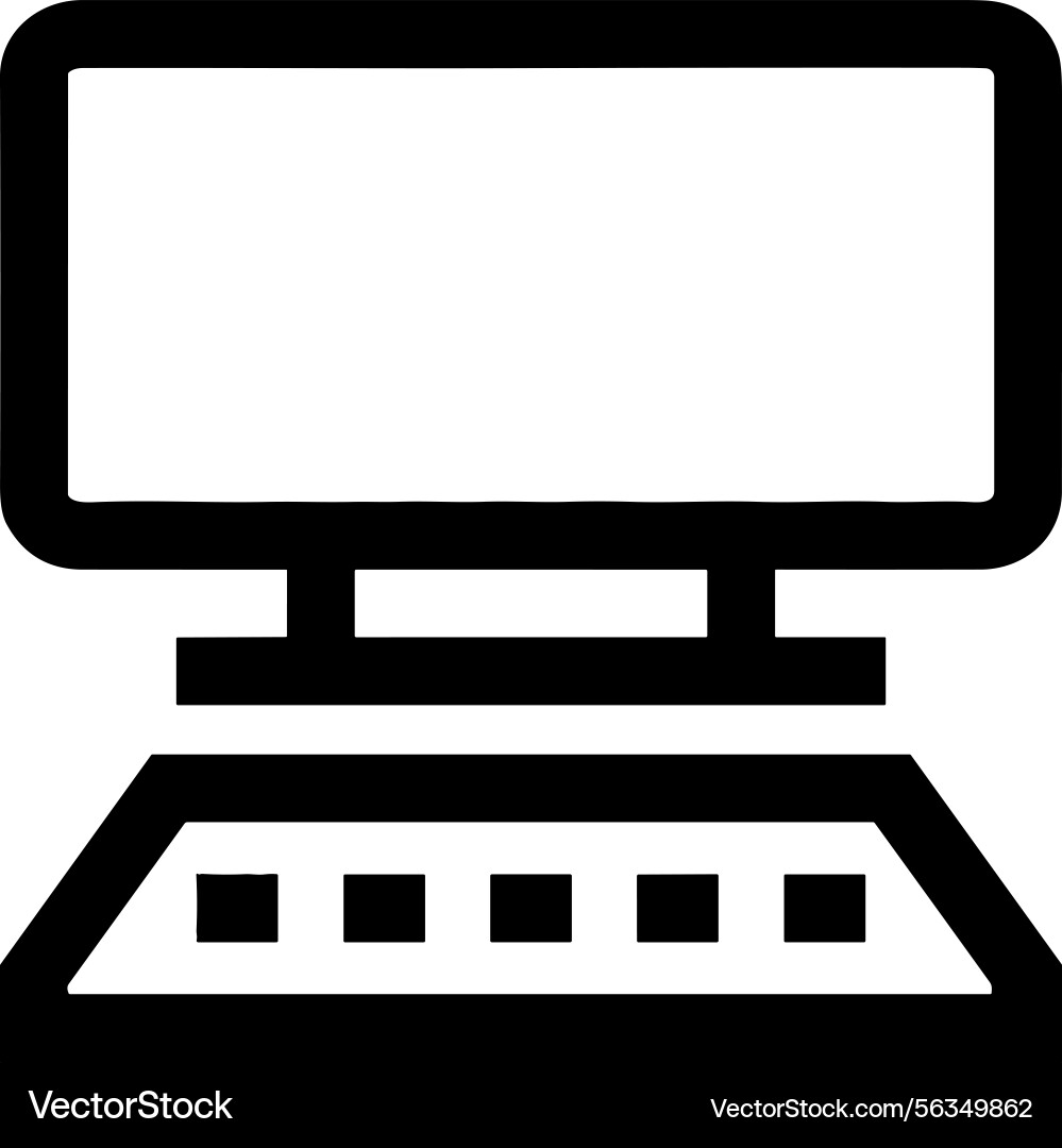 Computer icon symbol image Vector Image