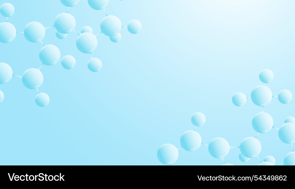 Molecular abstract structure background Molecular abstract structure background vector image
