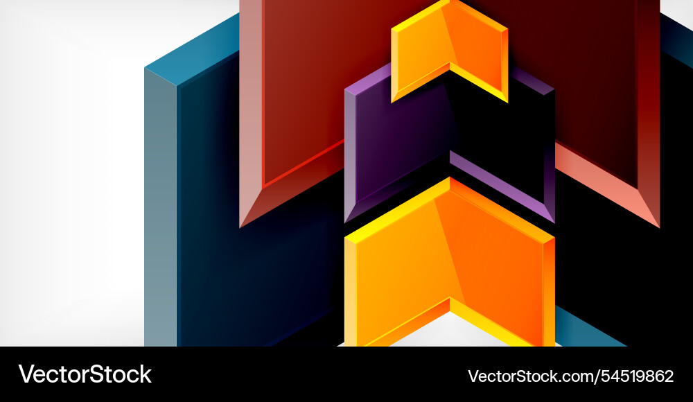 Technology dynamic arrow geometric background Technology dynamic arrow geometric background vector image