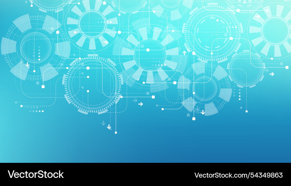 Abstract digital technology background Vector Image