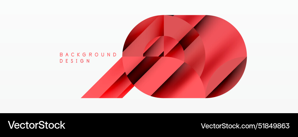 Geometric diagonal line and circle shape wide Geometric diagonal line and circle shape wide vector image