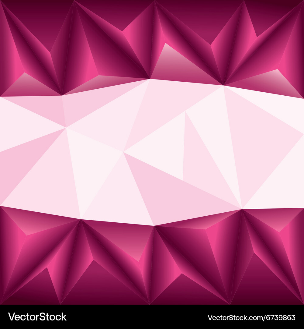 Polygon abstract background Vector Image