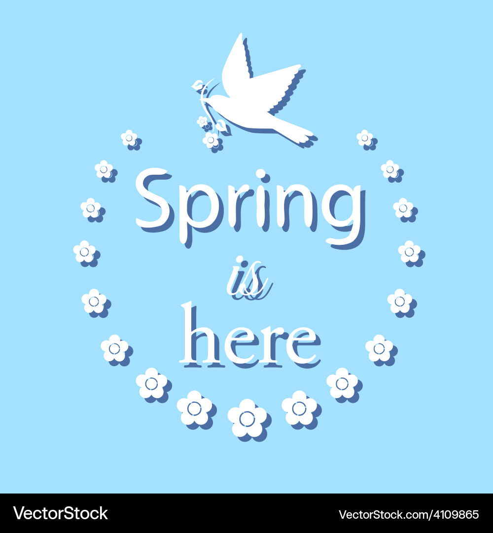 Spring background Vector Image