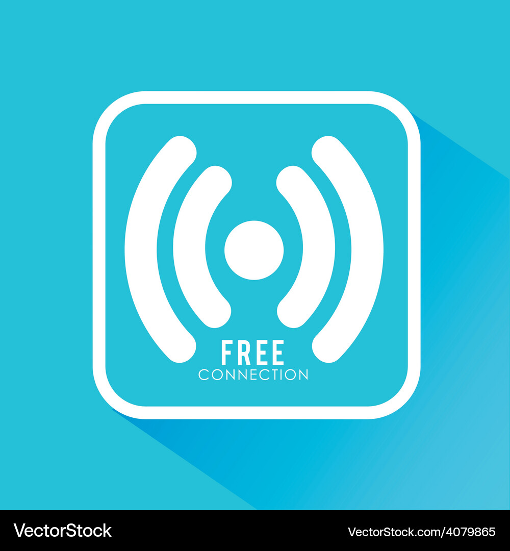 Wifi connection Vector Image
