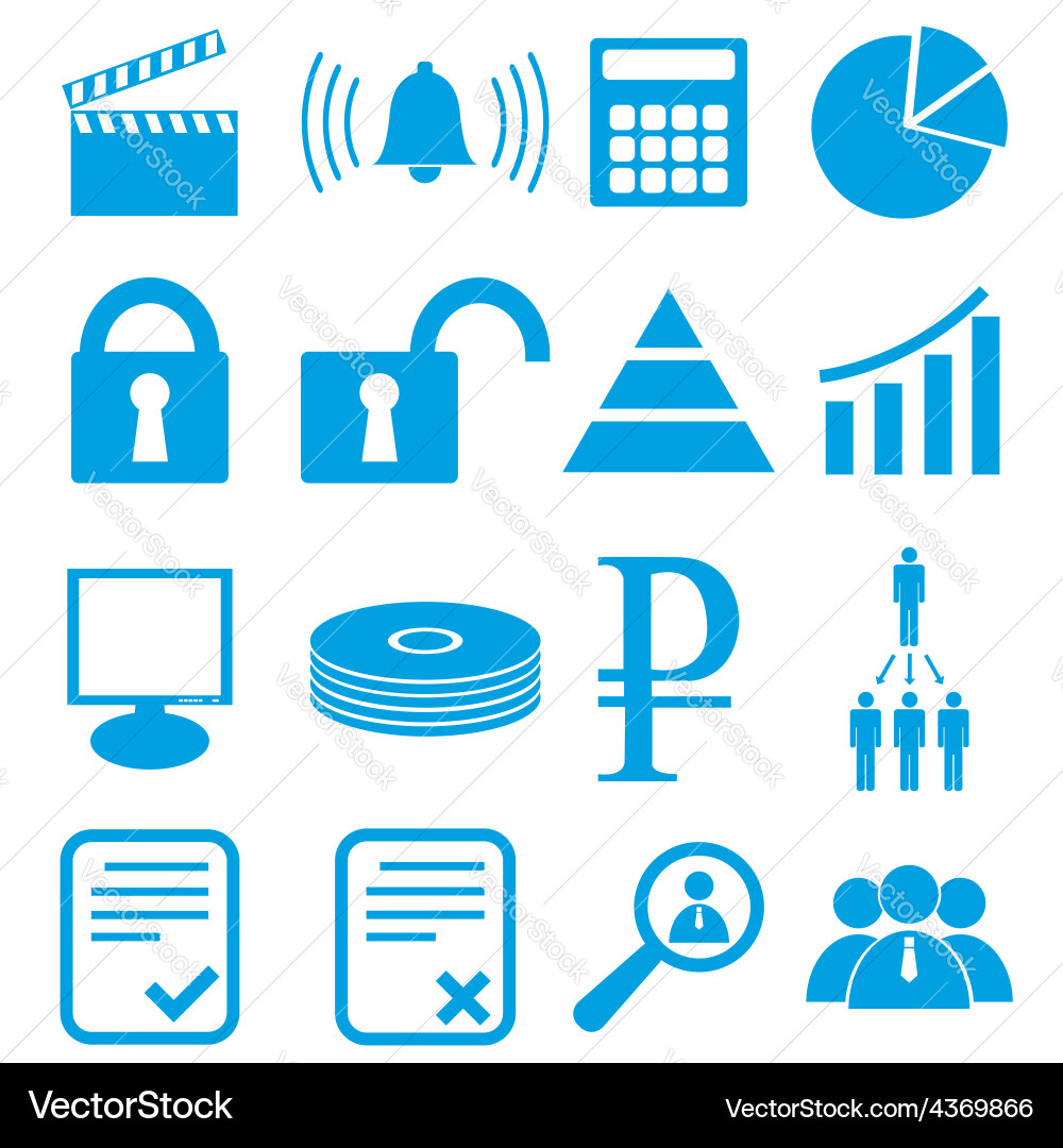 Webdesign icons set Vector Image