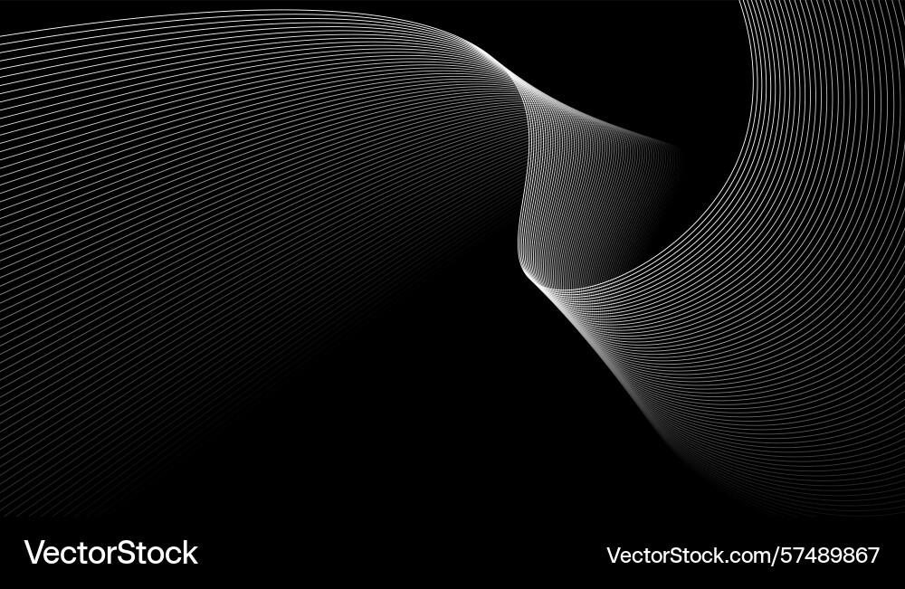 Design of flowing lines and curves created against Design of flowing lines and curves created against vector image