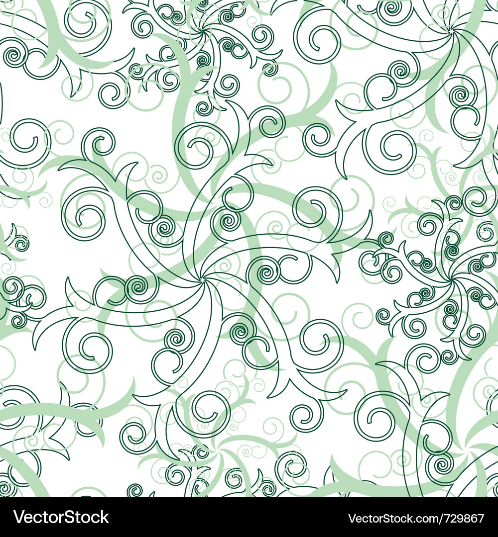Seamless swirl pattern Vector Image