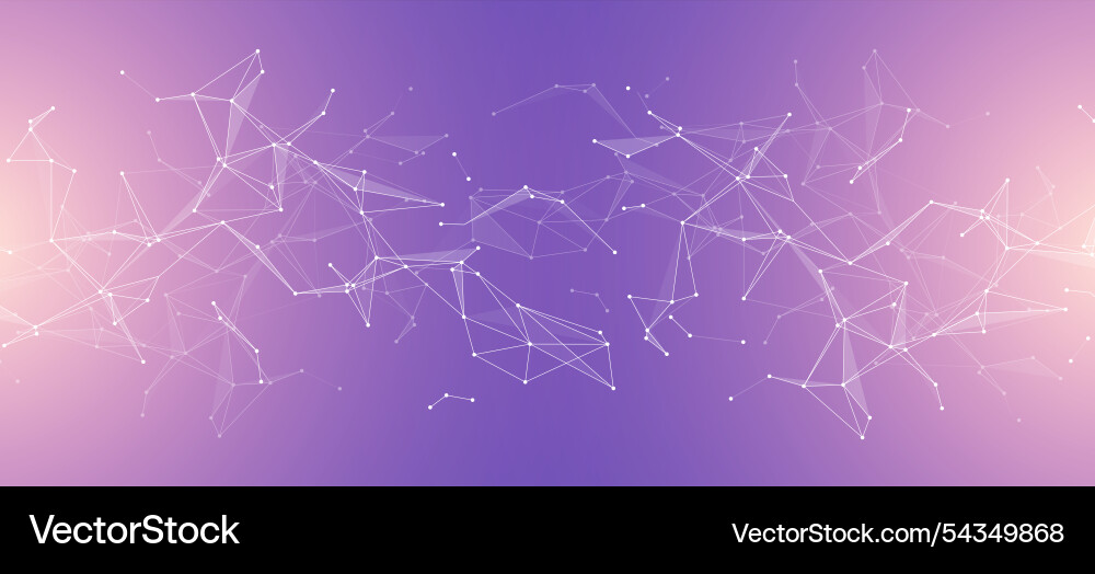 Digital network connect data lines and dots Digital network connect data lines and dots vector image