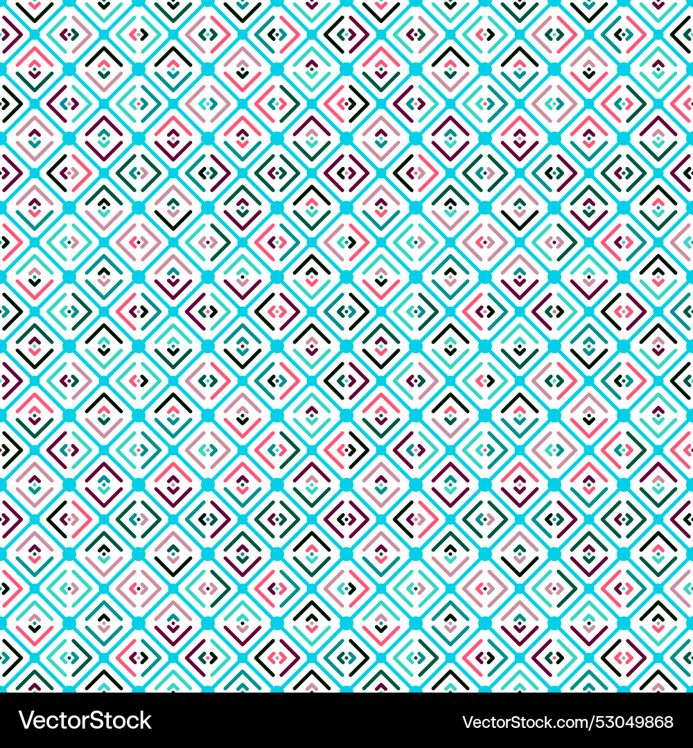 Seamless colored geometric pattern background Seamless colored geometric pattern background vector image