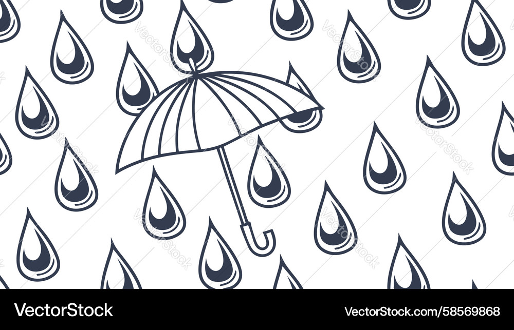Simple Raindrop Pattern Vector Image