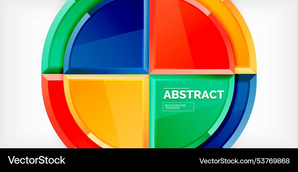 Triangle circles background Triangle circles background Vector Image