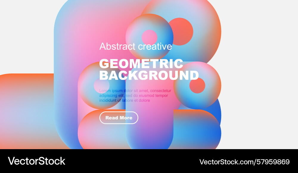 Abstract Colorful Overlap Vector Image