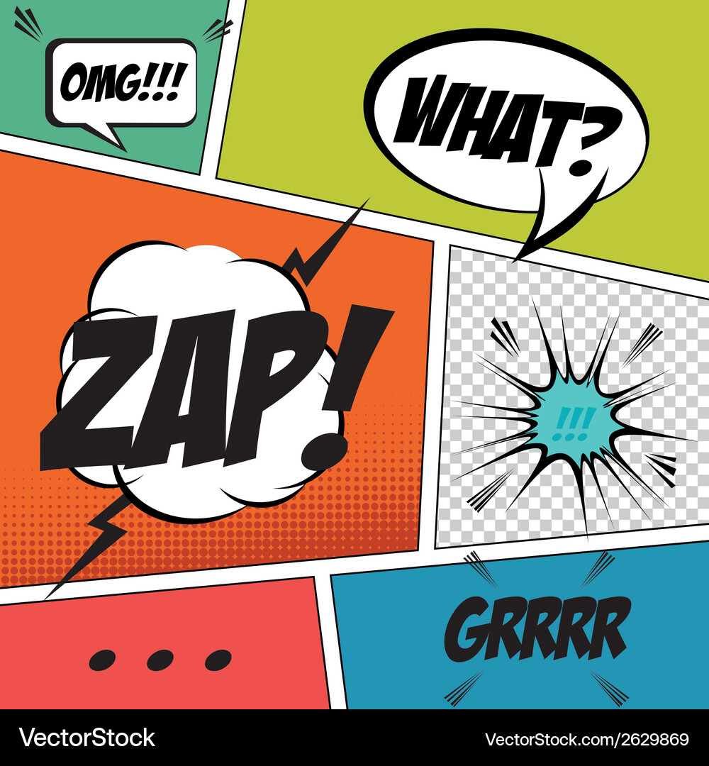 Abstract pop art objects on a special background Vector Image