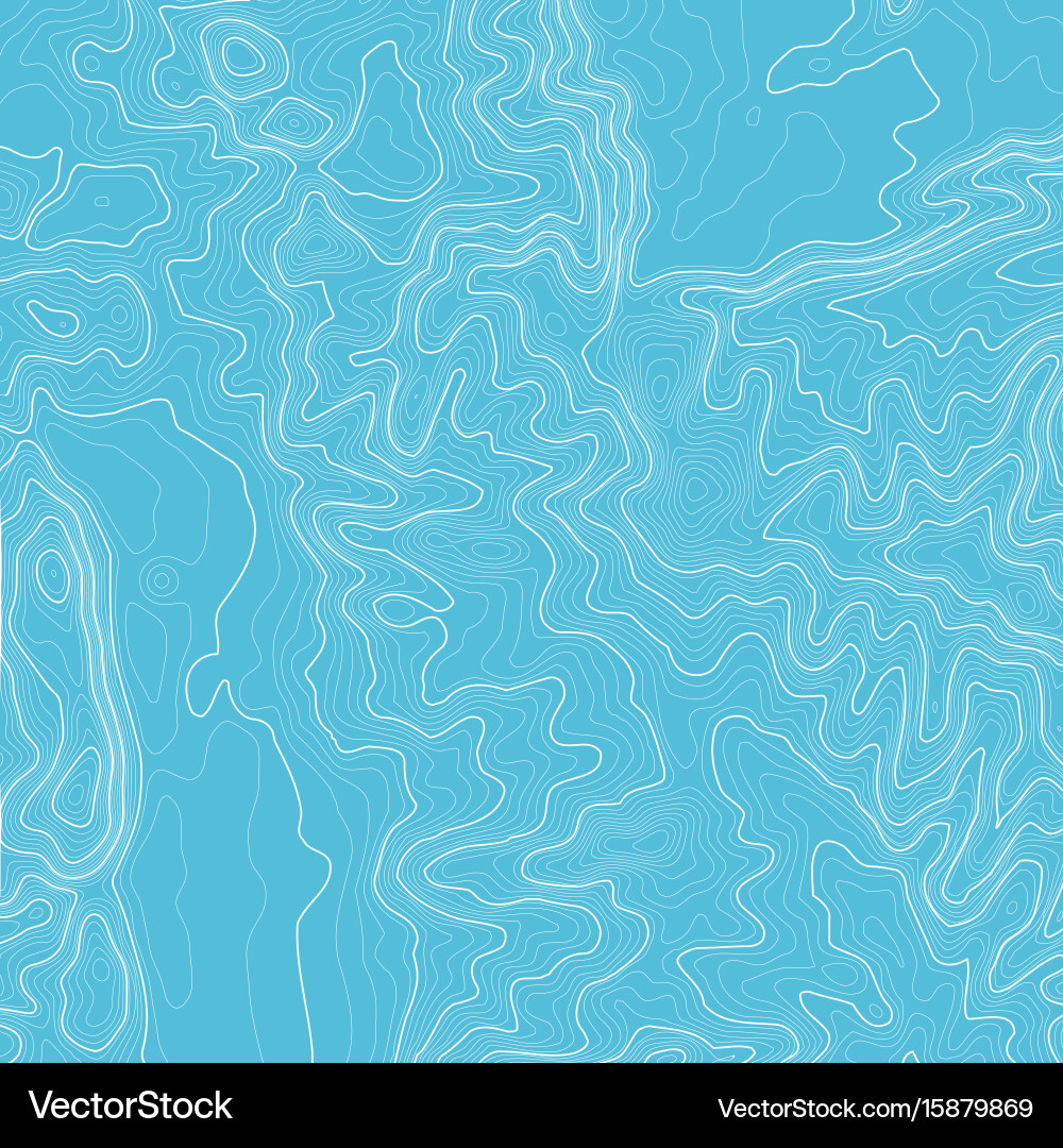 Topographic map background with space for copy Vector Image