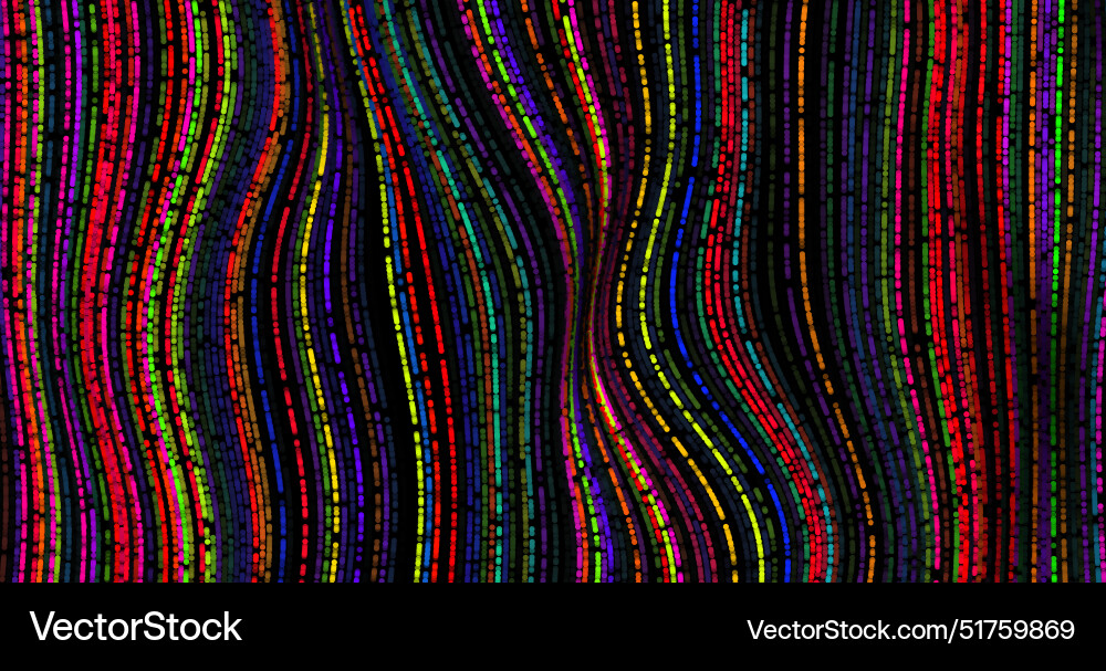 Wave multicolored pattern 3d glowing abstract Wave multicolored pattern 3d glowing abstract vector image