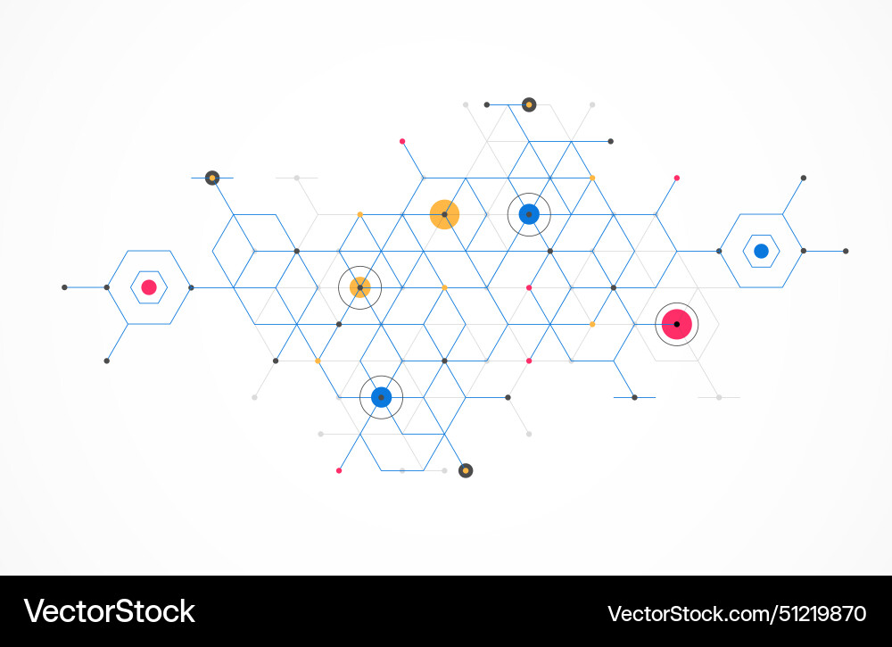 Abstract geometric boxes pattern dot line Abstract geometric boxes pattern dot line vector image