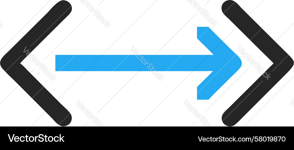 Bidirectional Arrows Vector Image