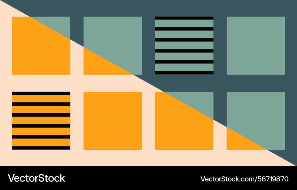 Color block abstract grid background Color block abstract grid background Vector Image